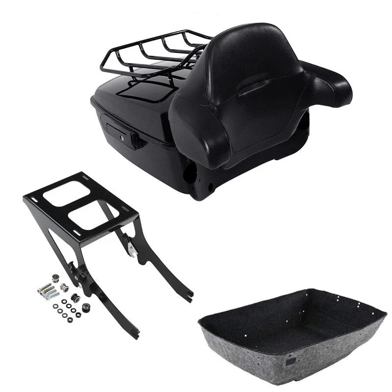 Trunk Pad Backrest Rack Mount for Harley FLHCS Heritage Classic (2018-2026)