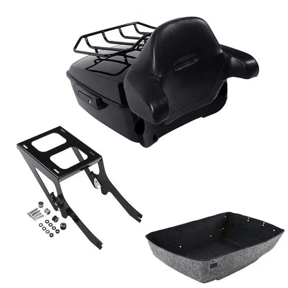 Trunk Pad Backrest Rack Mount for Harley FLHCS Heritage Classic (2018-2026)