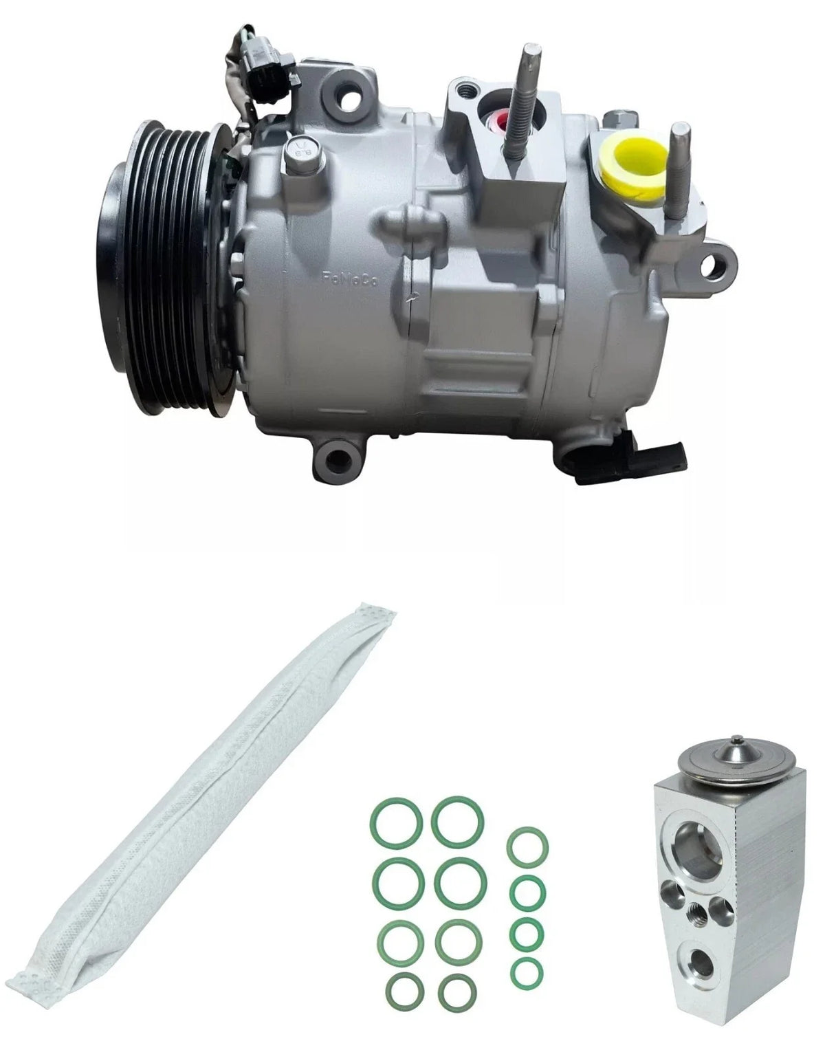 AC Compressor Kit Replacement for Ford Edge 2.7L Turbo (2021–2021)