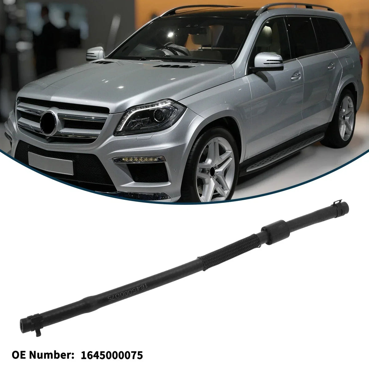 Radiator Hose Coolant Pipe for 2010-2011 Mercedes-Benz M-Klasse