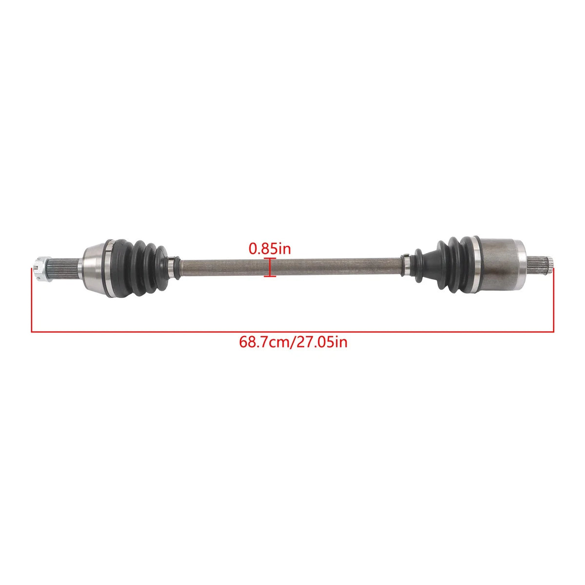 Front Left/Right CV Axles Drive Shaft for Polaris (1332606, 1332856)
