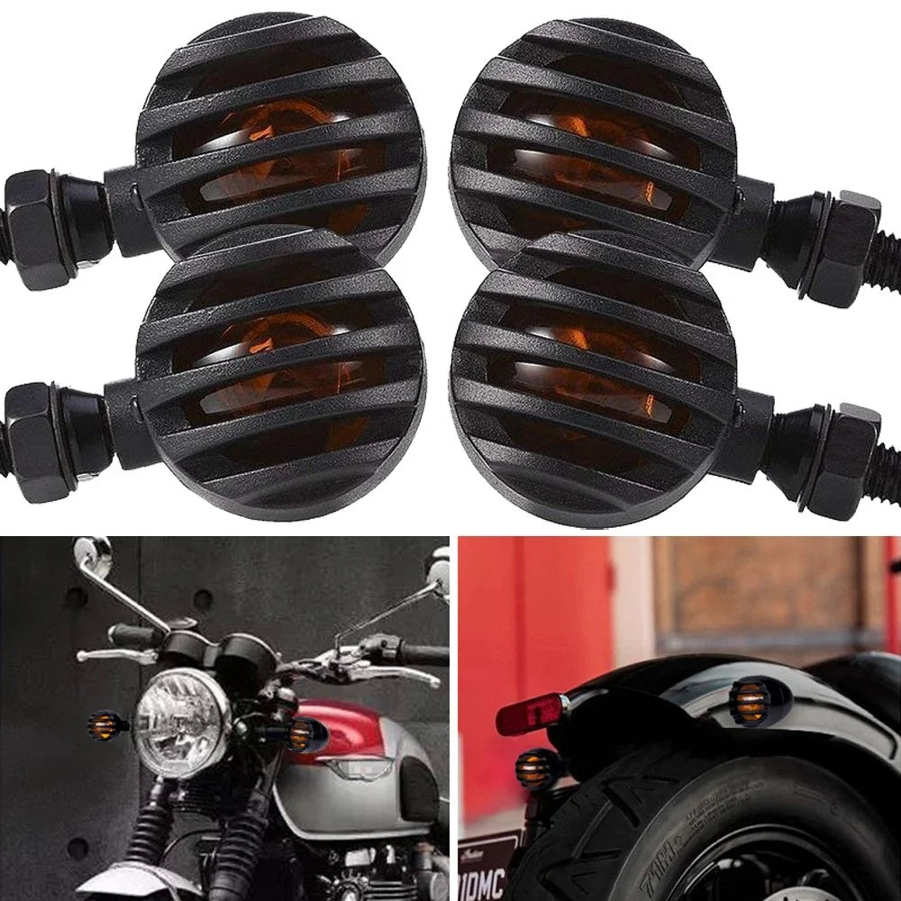 4X Motorcycle Tail Light Indicator Blinker - Universal Fit