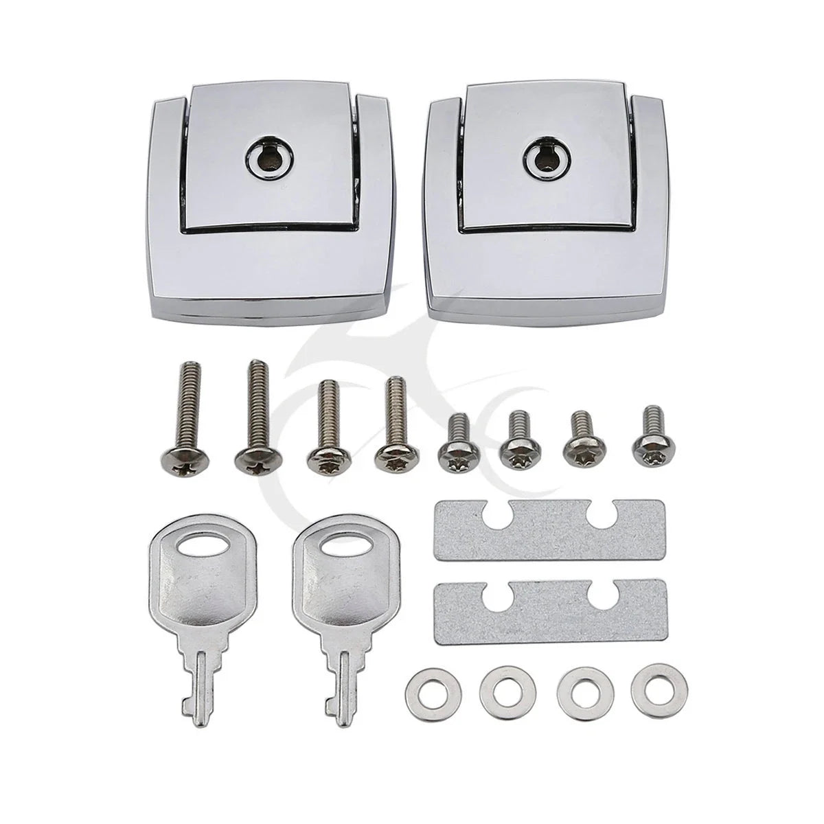 Trunk Latch Cover in Chrome for Harley Electra Glide Touring 1998-2013