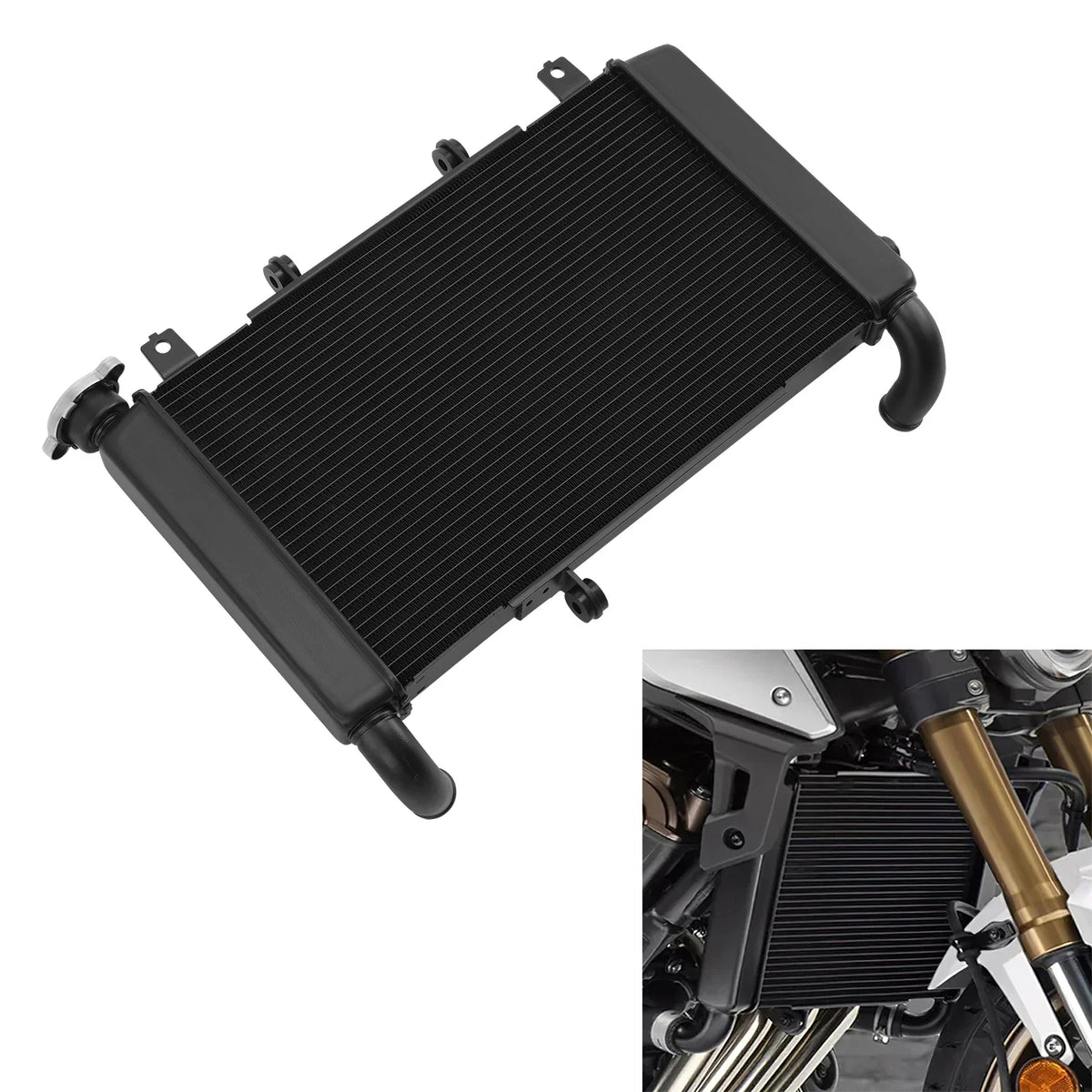 Radiator Cooler - Honda CB650F (2014-2017) - Aluminum