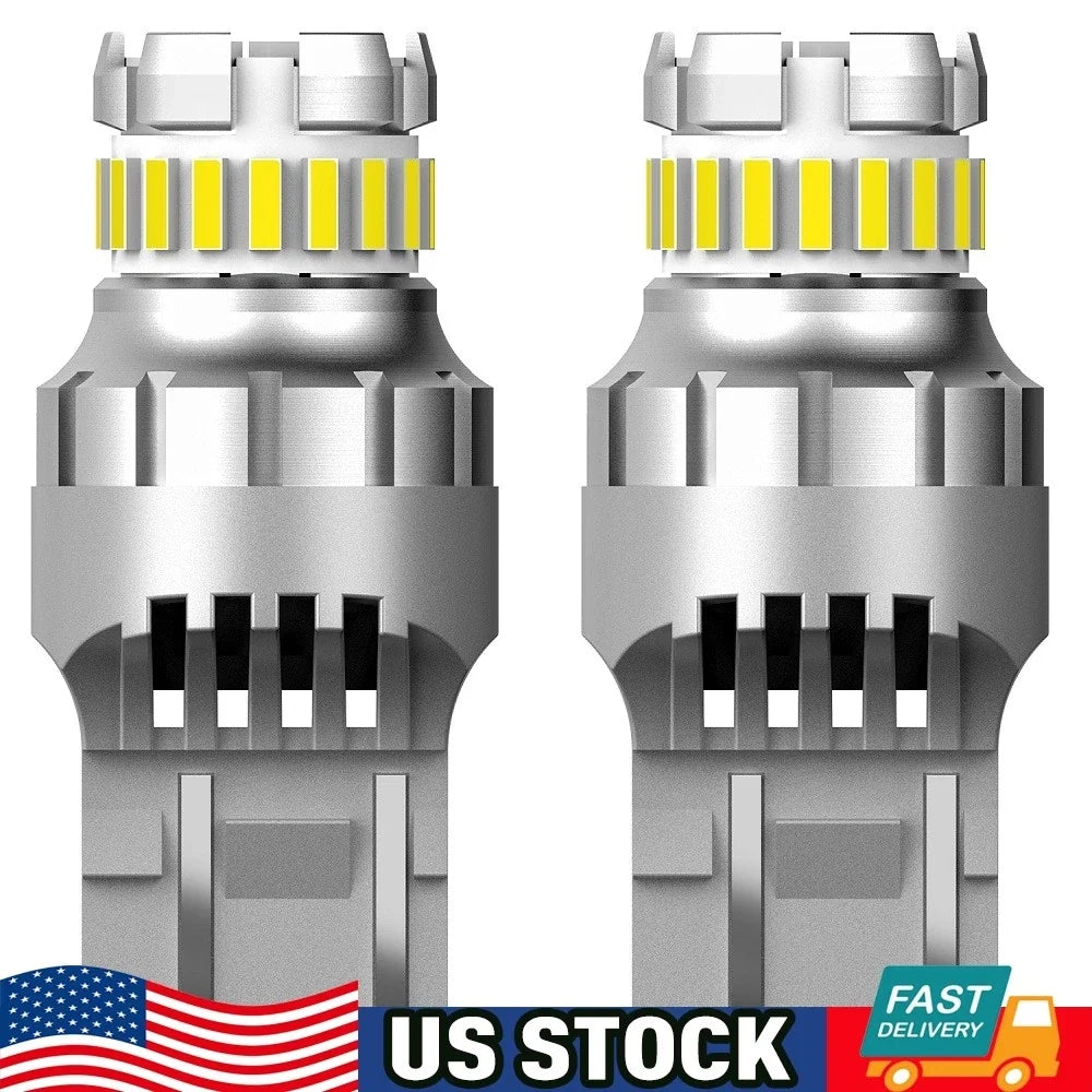 2X AUXITO 7443 7440 SMD LED Back Up Reverse Light Bulbs (6500K)