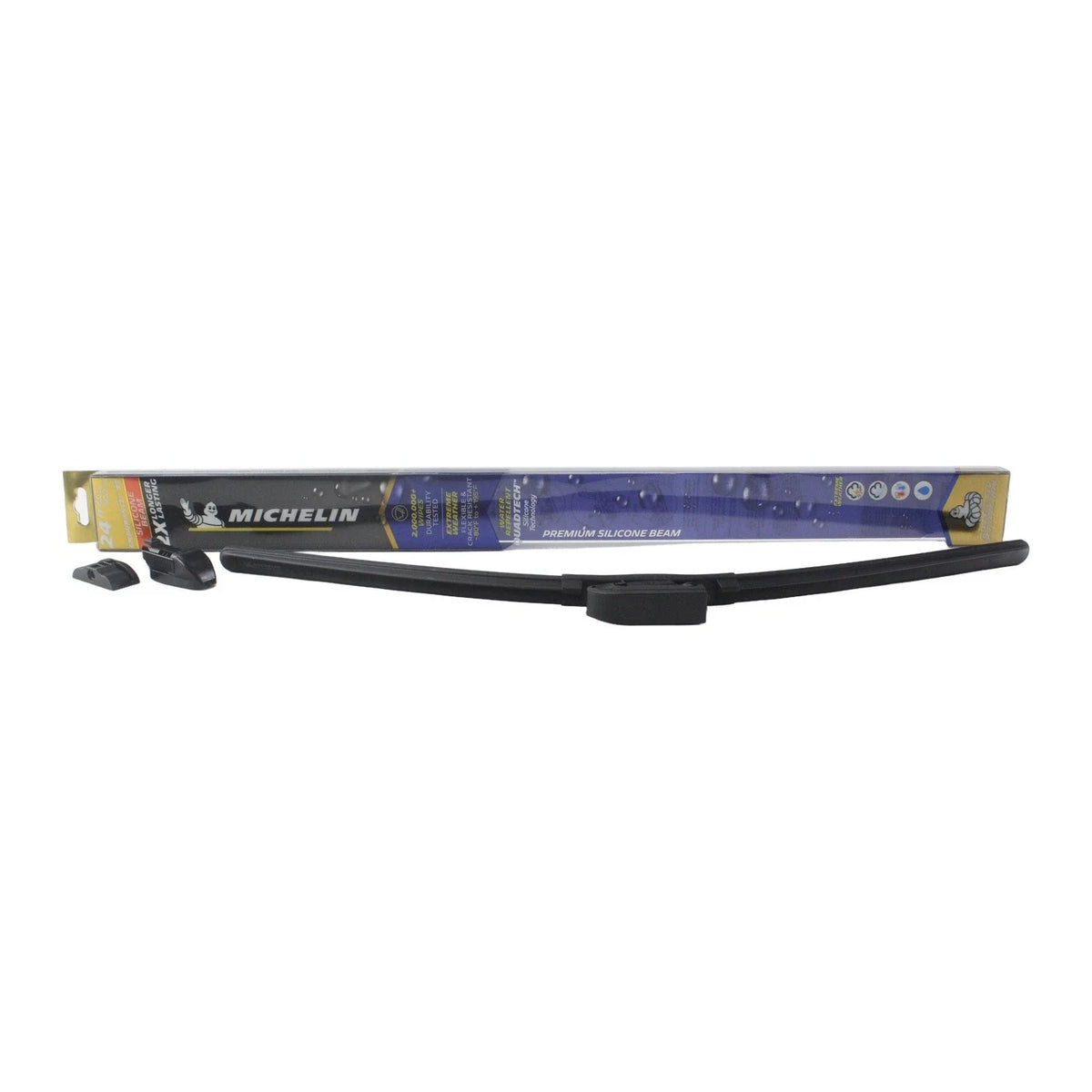 Set of 2 Wiper Blades for Mazda (2009–2018) - Michelin Endurance XT 24"/18"