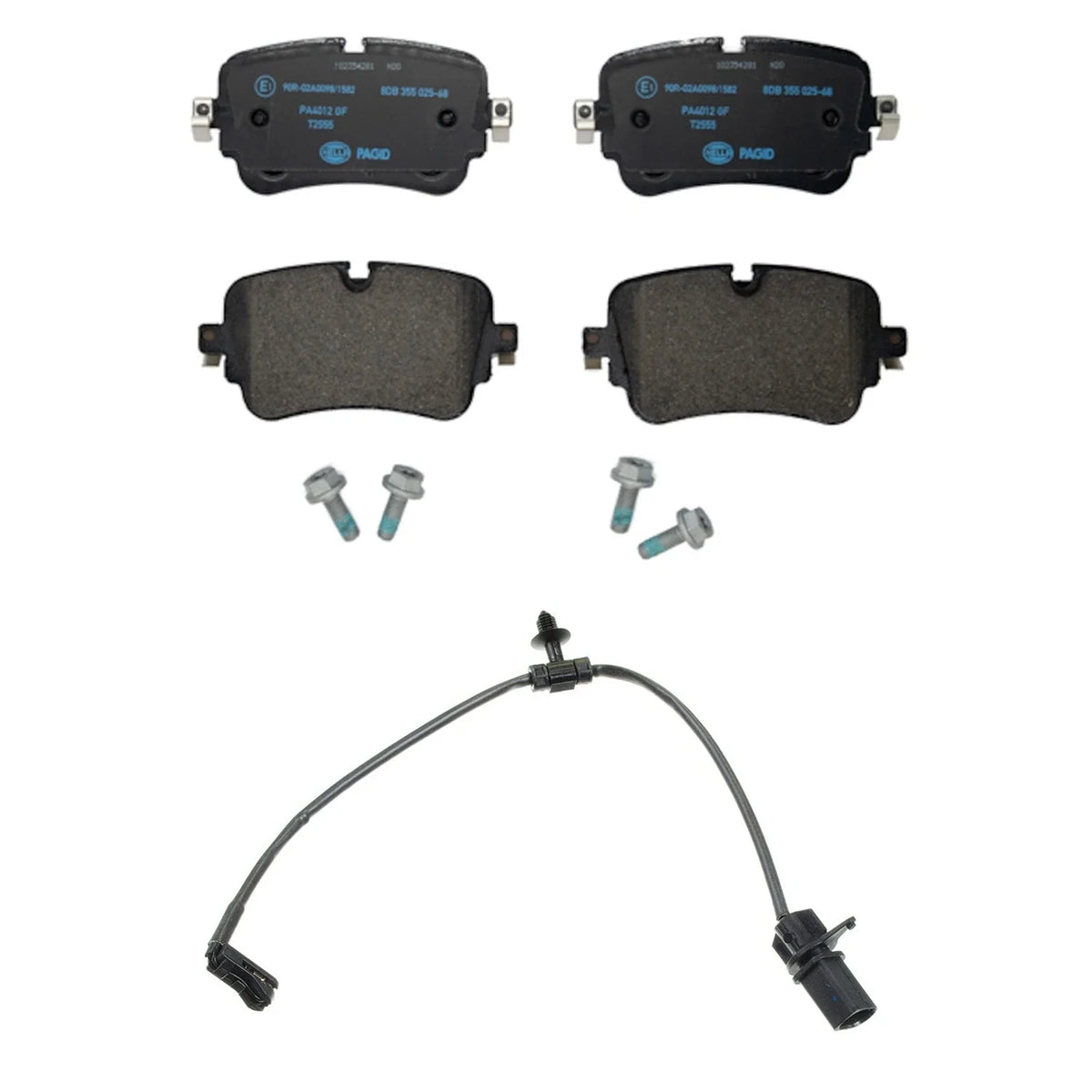 Hella Rear Low-Met Disc Brake Pad with Sensor for Audi Q8 SQ7 SQ8 (2019–2023)