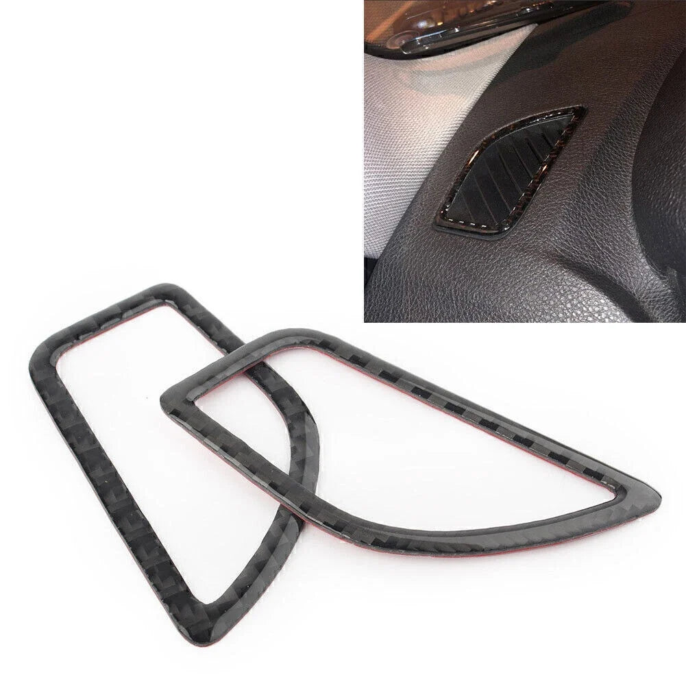 2X Carbon Fiber Air Outlet Frame Trims for BMW F20 F21 (All Years)