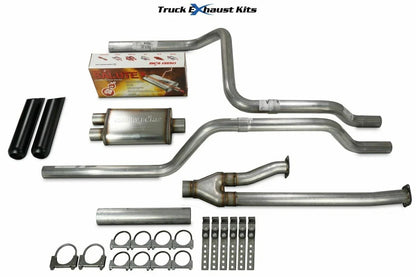 Direct Fit Dual Exhaust Kit 2.5" with Black Tip for Toyota Tundra 2014-2021