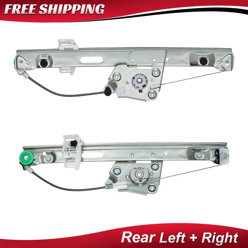 Rear Window Regulators Set w/o Motor for BMW 323i 325i 328i 330i 335i
