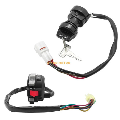 Ignition Key & Start Stop Headlight Switch for Yamaha Warrior 350 (1987-2004)