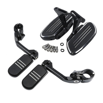 Highway Footpeg Pegs 1-1/4" & Passenger Floorboard for Harley Touring 1993-2024