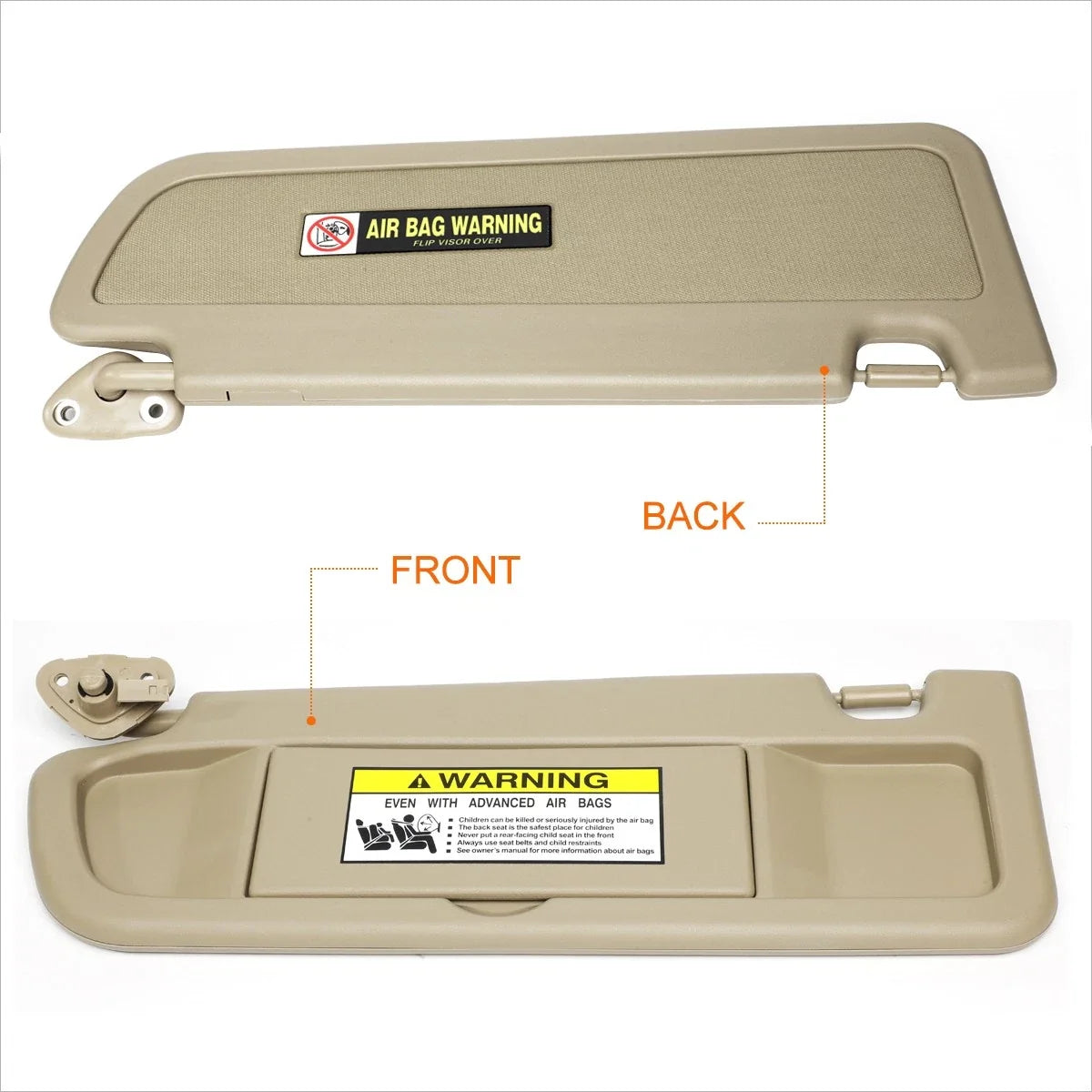OE Style Driver Side Sun Visor for Honda Civic (2006-2011)