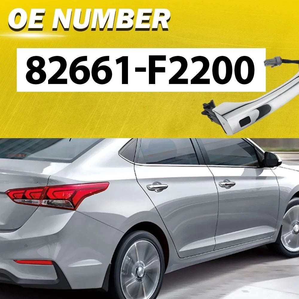 Front Passenger Chrome Door Handle Assembly for Hyundai Elantra (2017–2020)