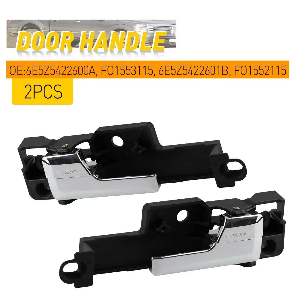 Interior Door Handle Set for Ford Fusion MKZ (2006–2012) Chrome