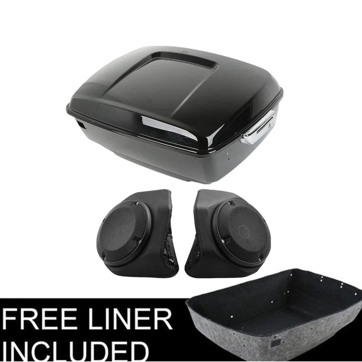 Trunk & Speakers Set for Harley Touring Electra Road Glide 2014-2023