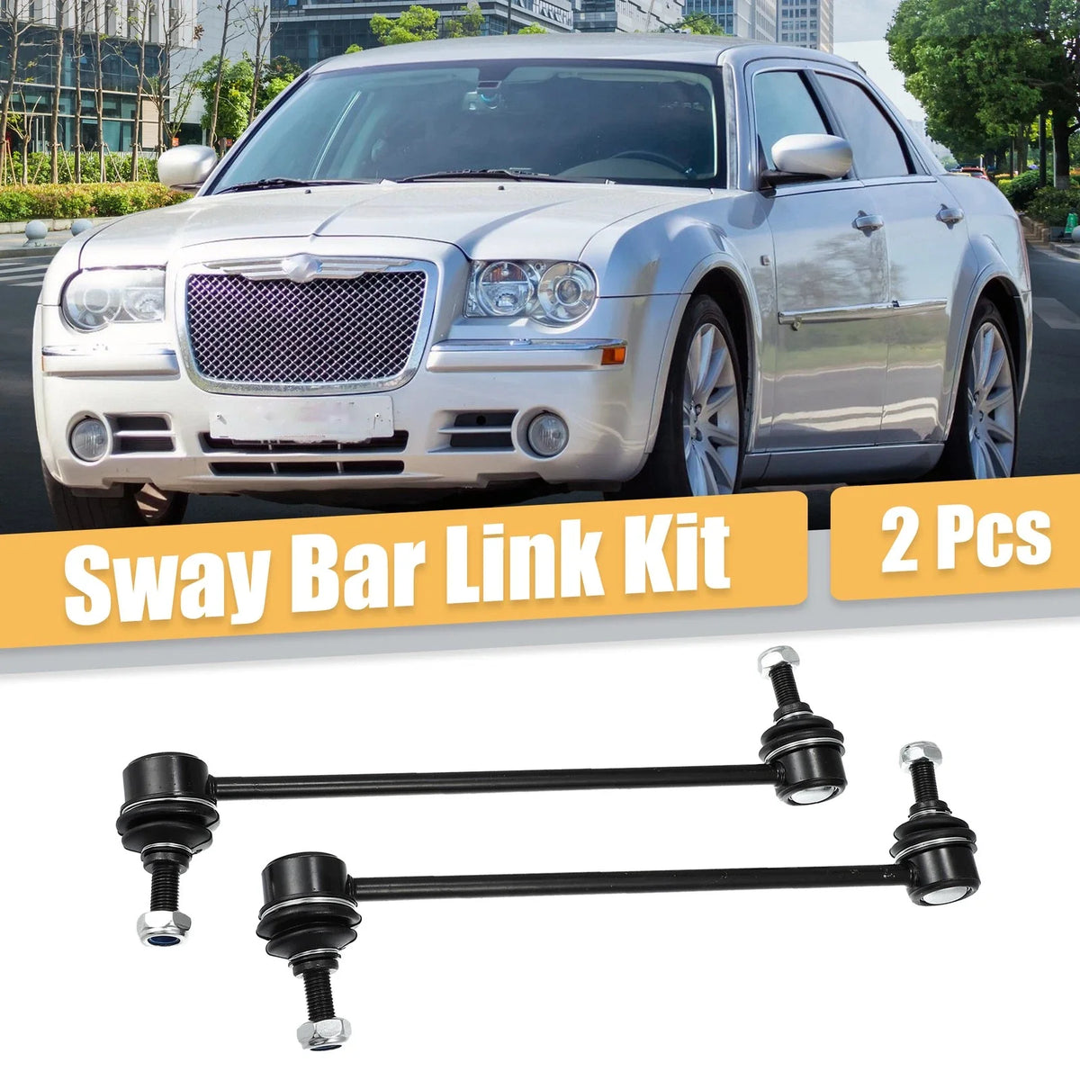 2X Front Sway Bar Links K750385 5174185AC for Dodge Caliber (2009–2012)