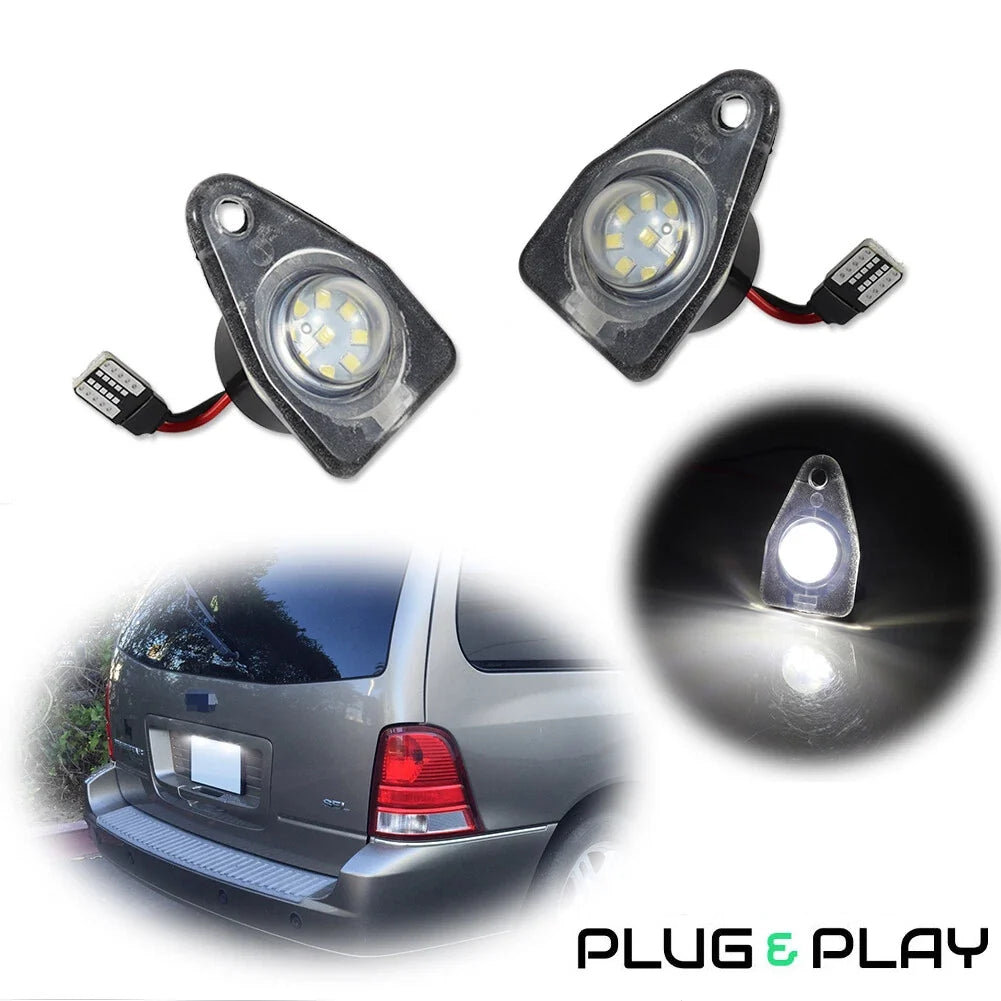 LED License Plate Light Pair for Ford Expedition, Freestar, Taurus, Navigator