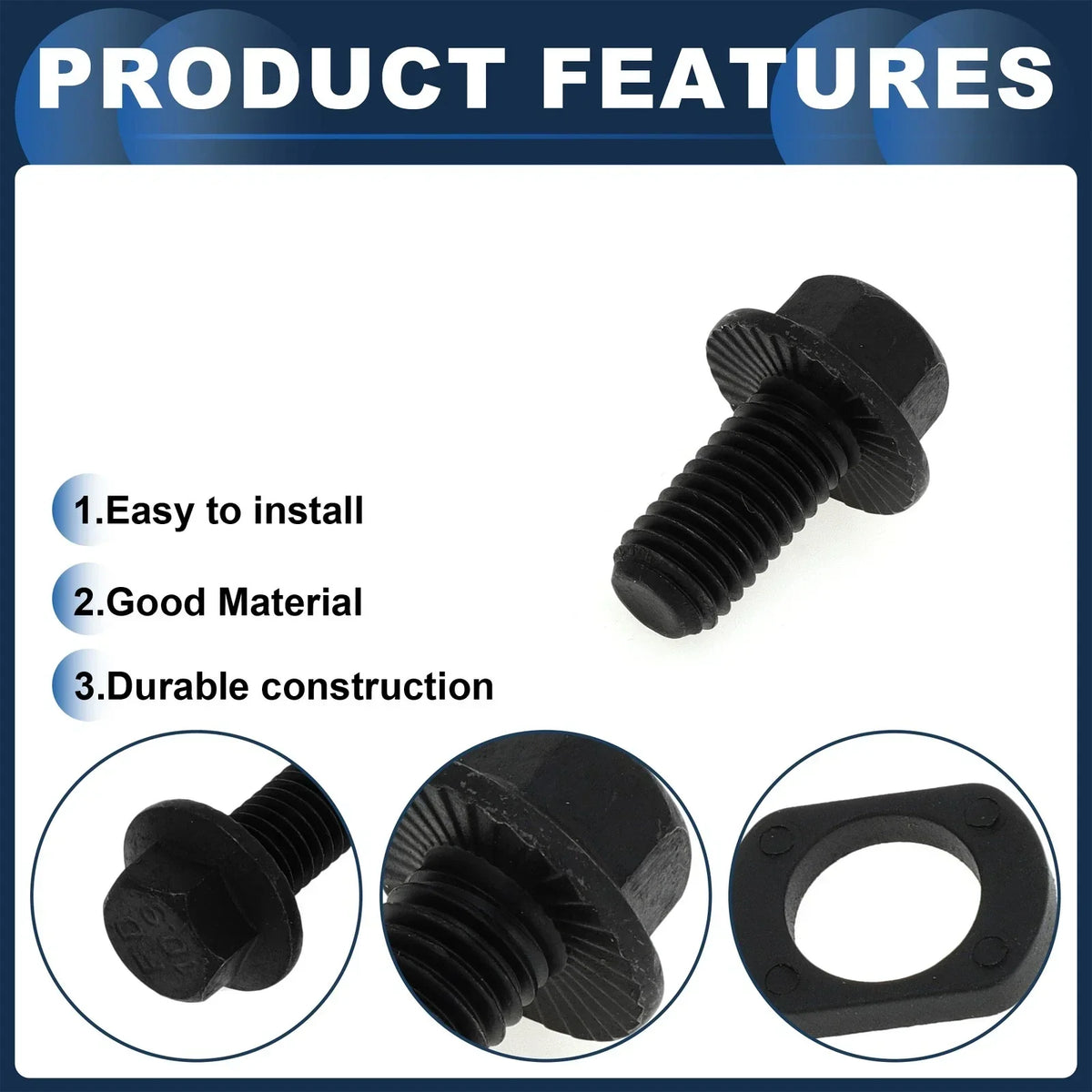 1 Set Power Seat Track Repair Kit for Dodge Durango Base 2001 - Black