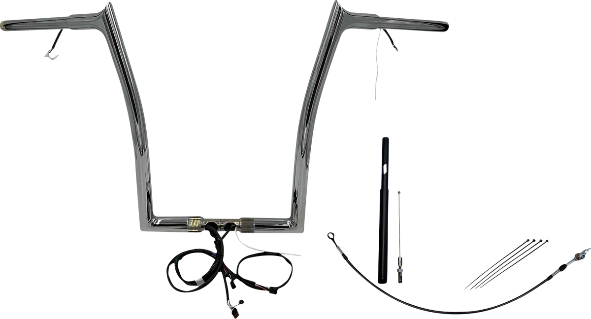 1-1/4" Pointed Top Handlebar Kit for Harley Davidson (16")