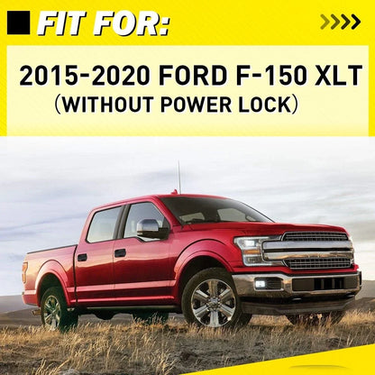 Front Left Exterior Door Handle for Ford F150 (2015–2020) - Smooth Black