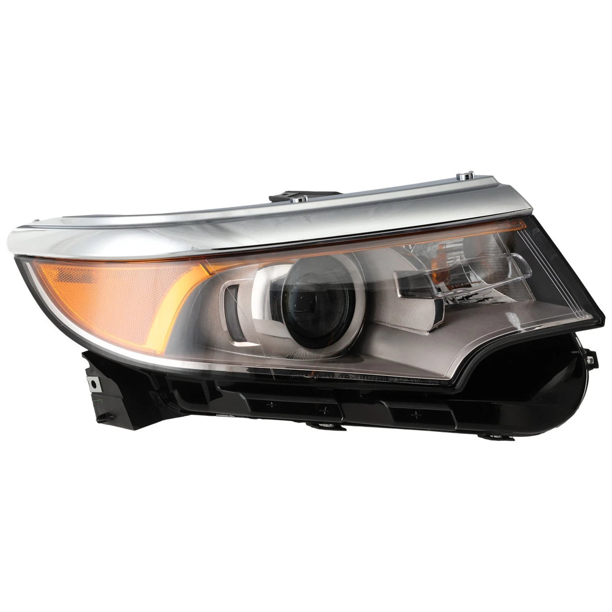 Passenger Side Headlight for Ford Edge (2011–2014) Halogen with Bulb