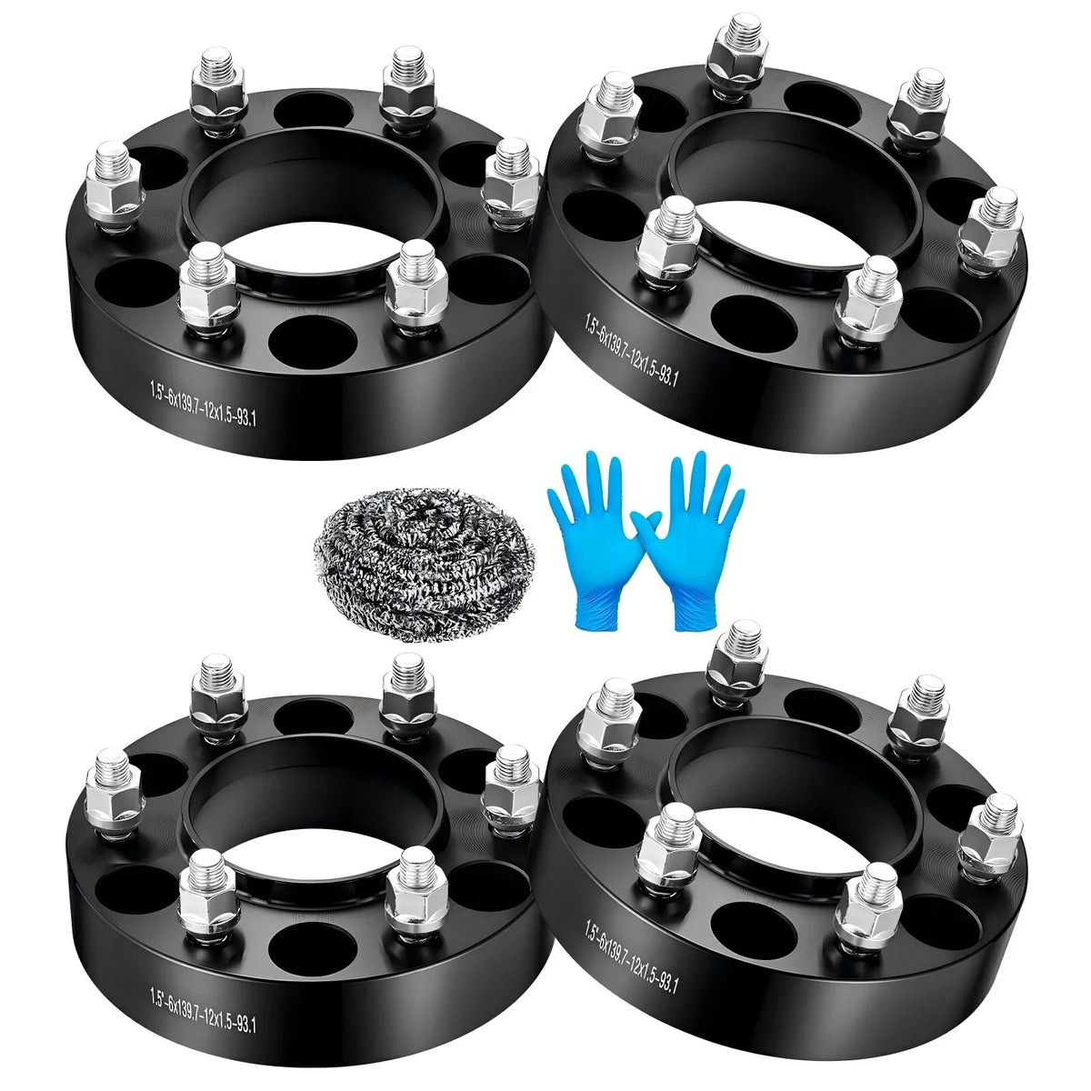 Hubcentric Wheel Spacer Set 1.5" 6x5.5 for 2021-2024 Ford Bronco