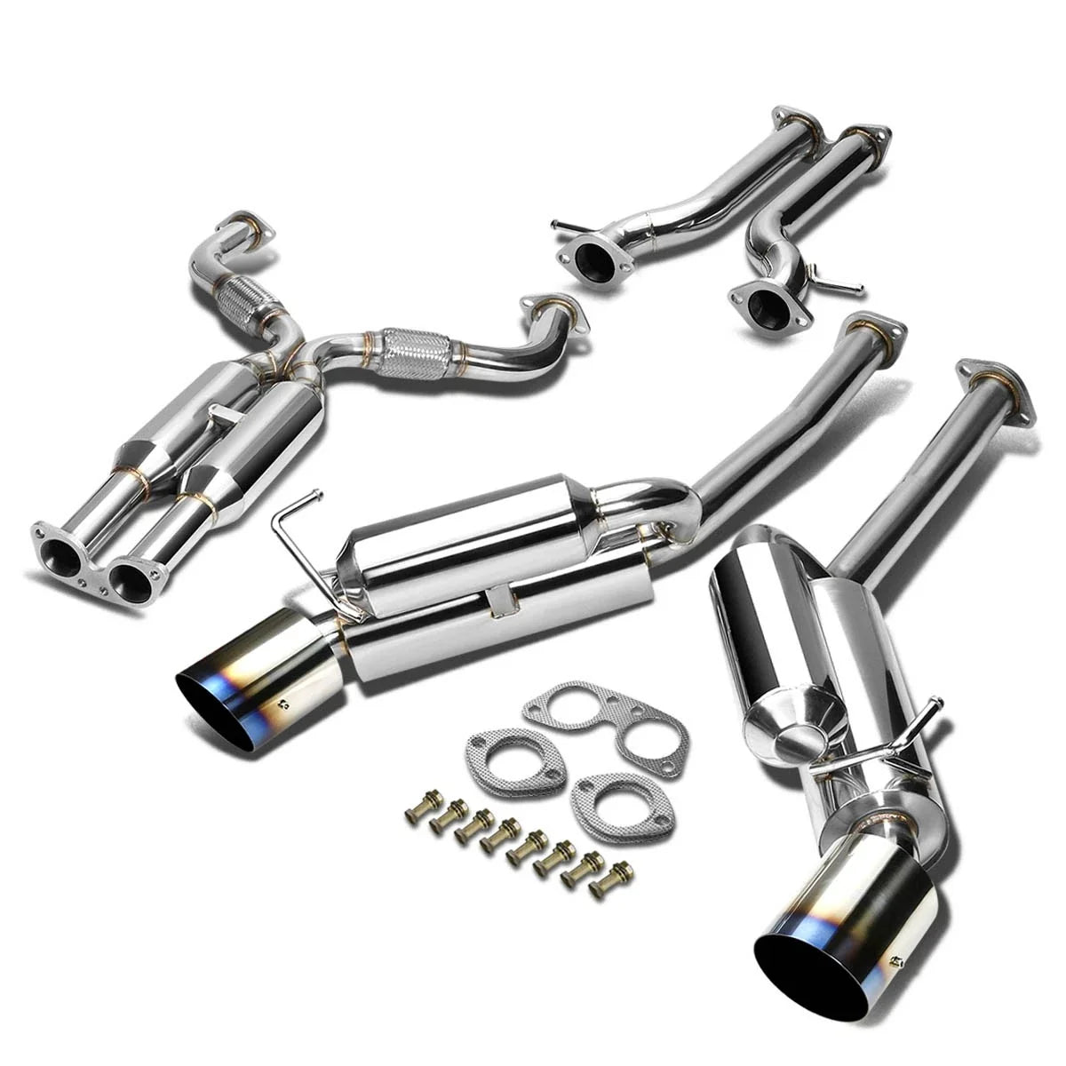 Catback Exhaust System for Nissan 370Z Z34 (2009–2020) Dual 4.5" Tip