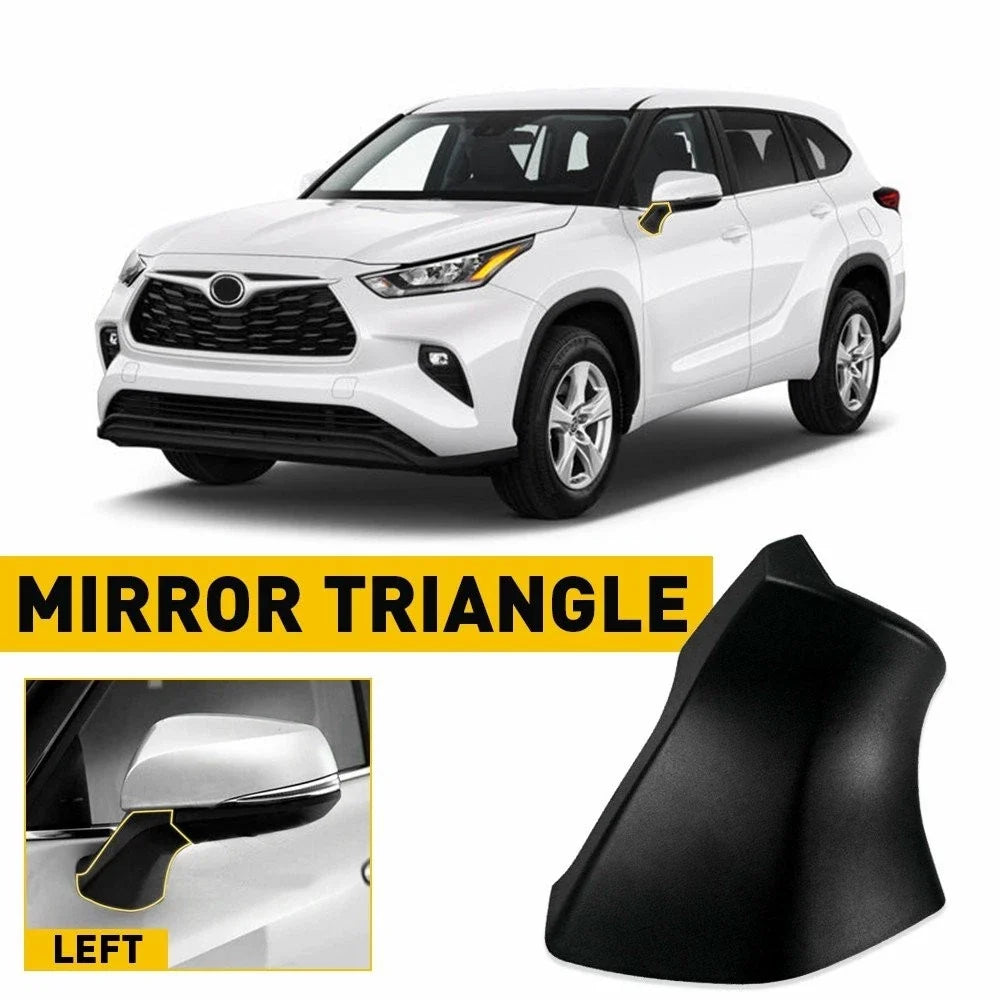 Left Driver Side Rearview Mirror Triangle Base Cover for Toyota Highlander (2014–2019)