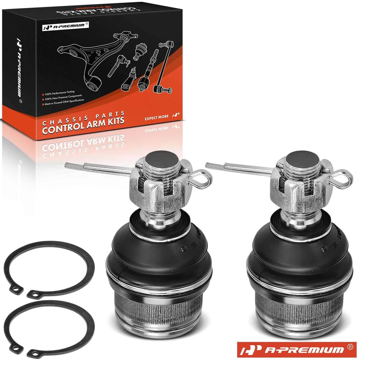 2X Front Lower Ball Joint for Ford F-150 (1987–1996) RWD