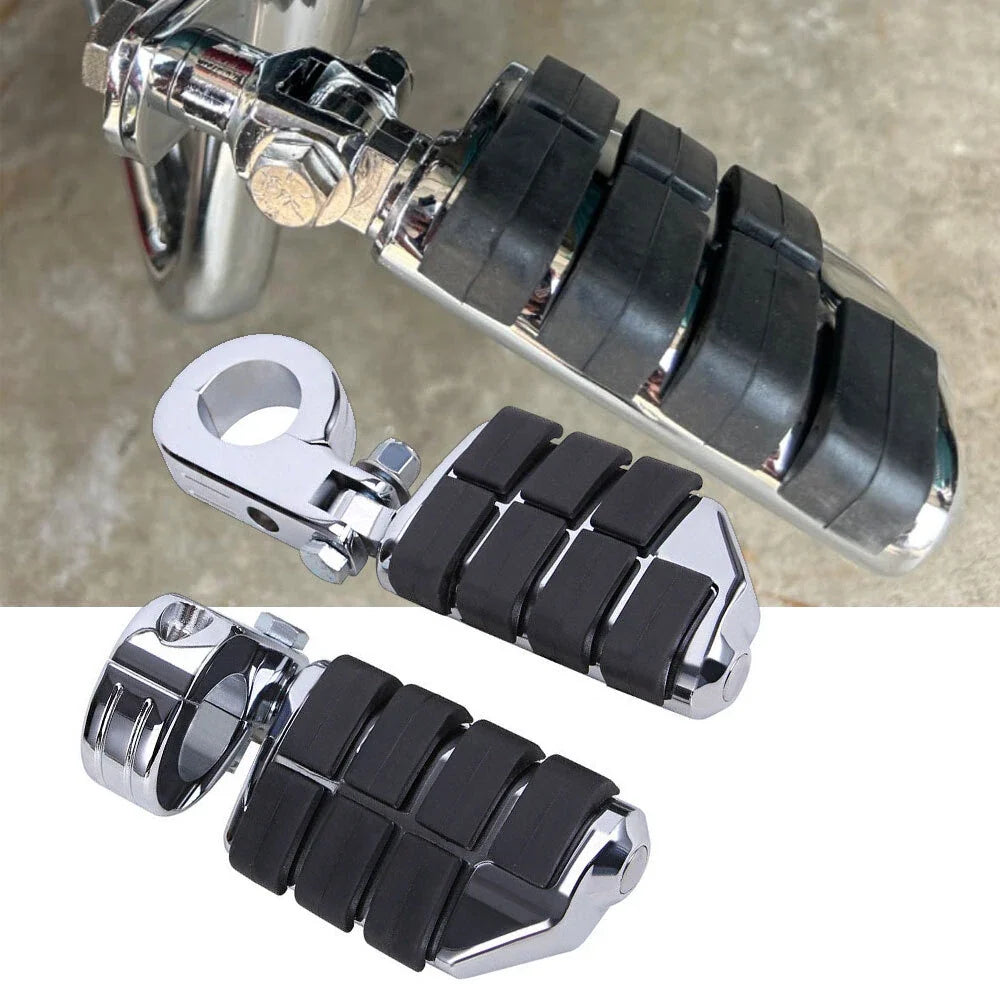 1.25" Foot Pegs for Highway Crash Bar - Harley 883, Yamaha