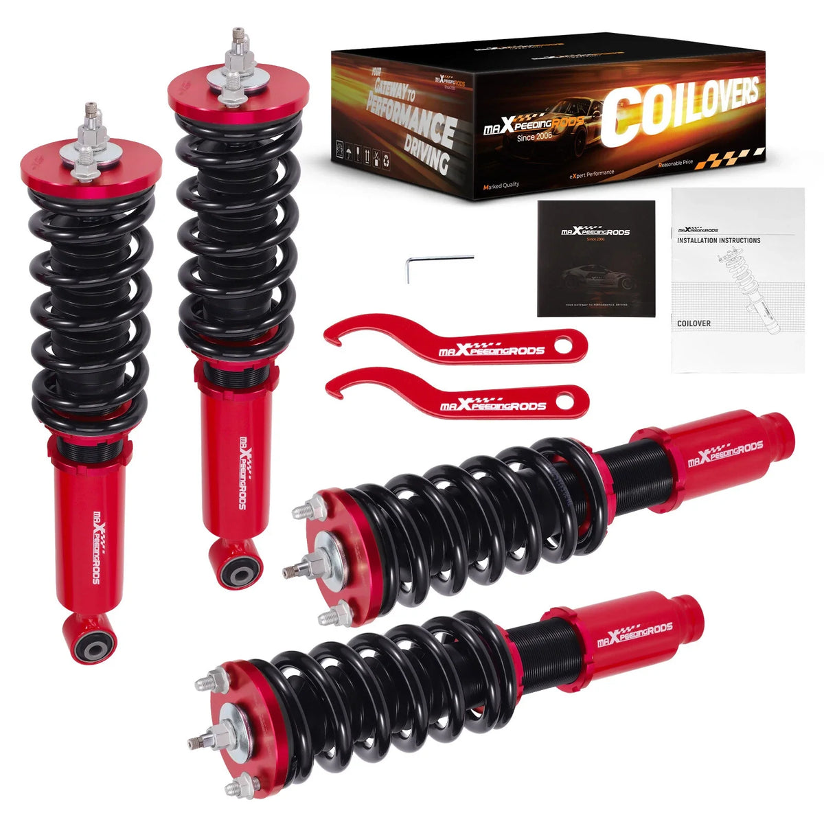 Coilovers 24 Way Damper Shock & Springs Kit for Honda CR-V (1996–2001)
