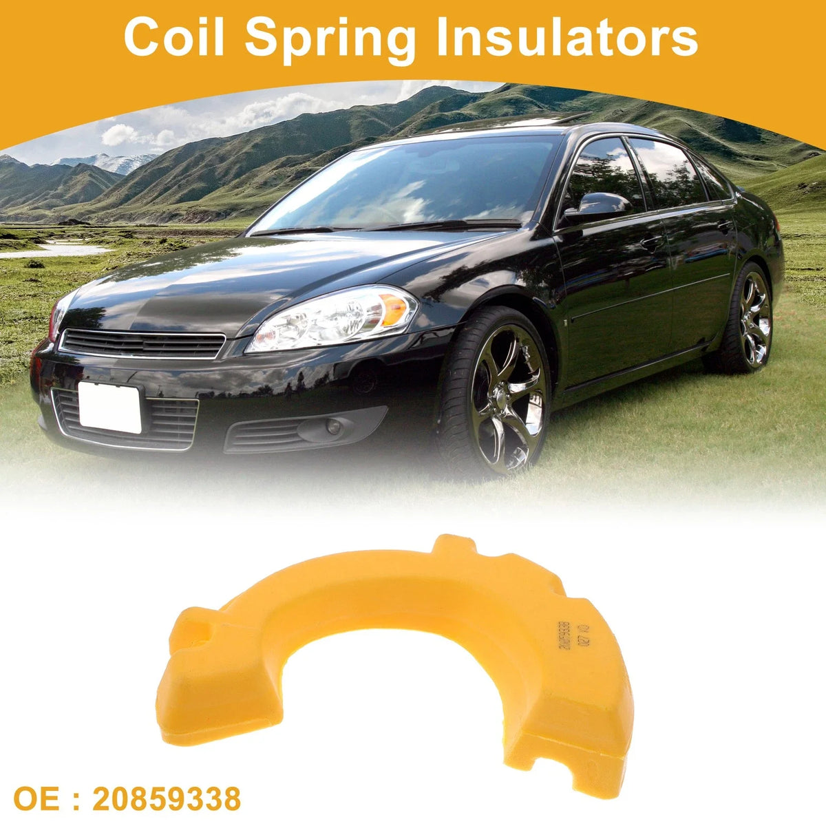 Front Lower Coil Spring Insulators No. 20859338 for Chevrolet Impala (2014–2020)