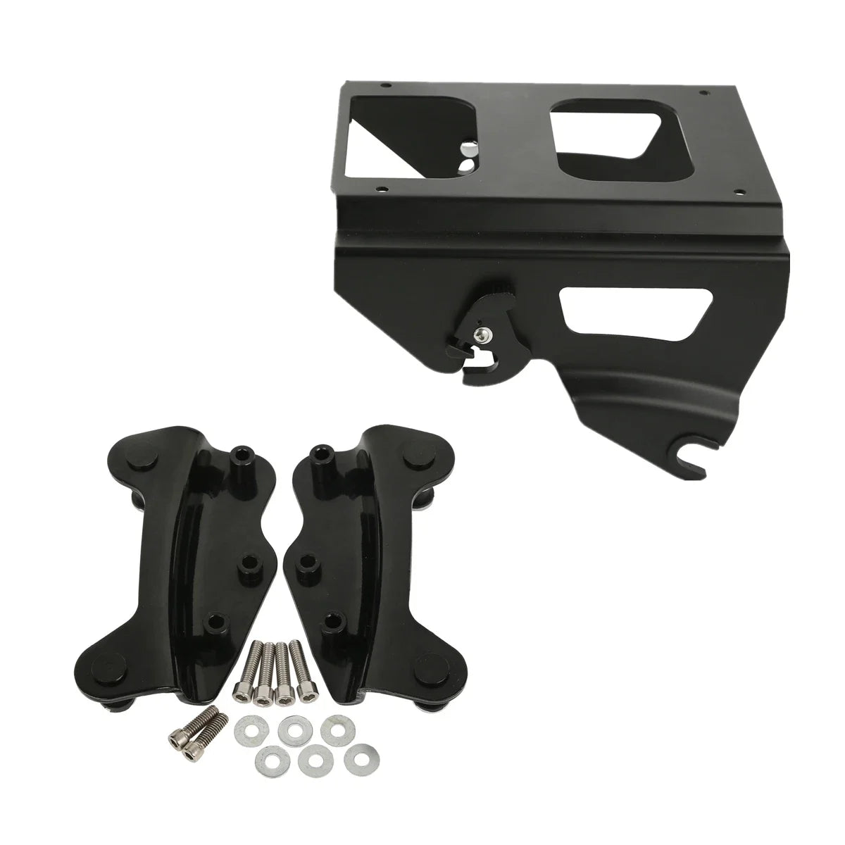 Solo Pack Mount Rack with Docking Kit for Harley Electra Glide 2009-2013