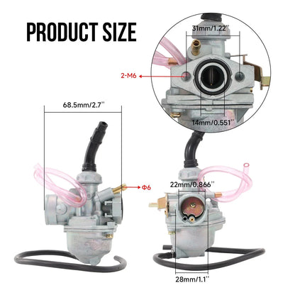 38mm Carburetor for Z50 Z50A Z50R XR50R CRF50F (2000–2023)