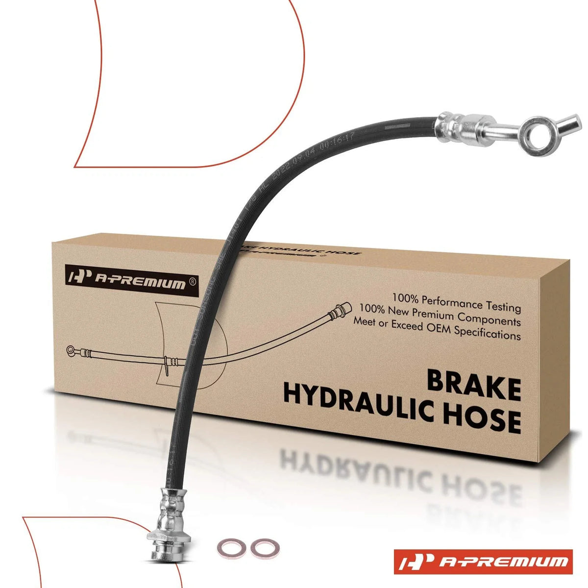 Front Right Brake Hydraulic Hose for Nissan Pathfinder Frontier (1996–2004)