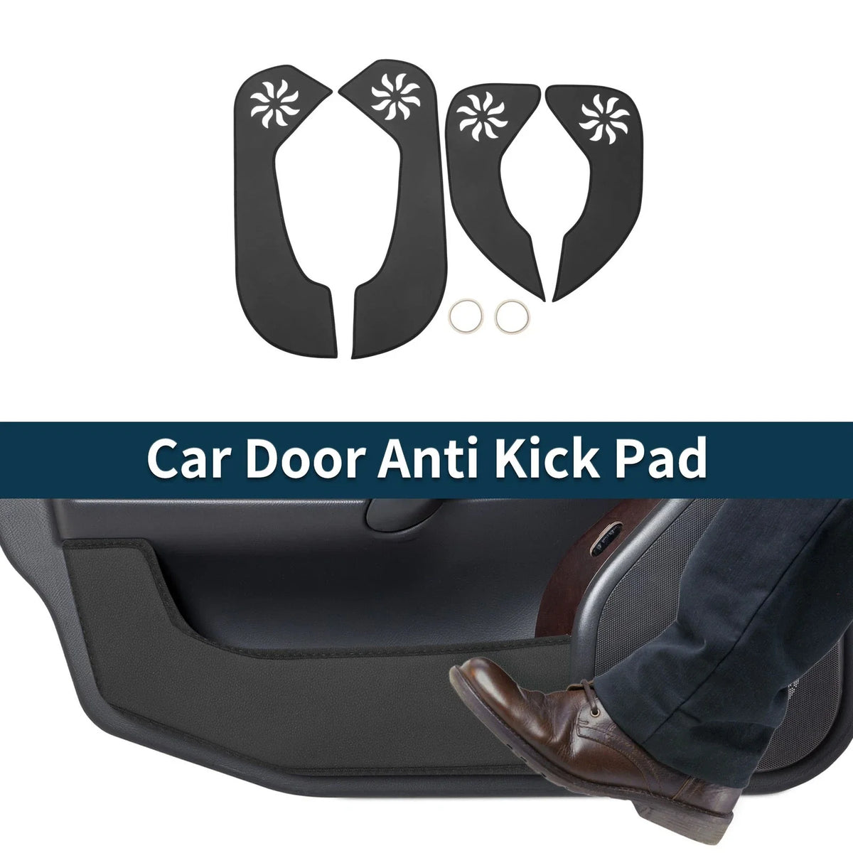 Set of 1 Car Door Anti Kick Pad Sticker Protector for Kia Rio (2011–2015)