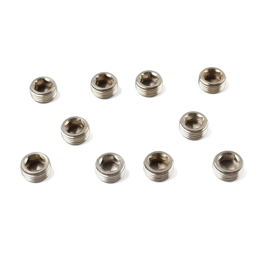 1/2 Inch G Male Adapter - 10pcs Hex Counter Sunk Plug Air Pipe Fitting