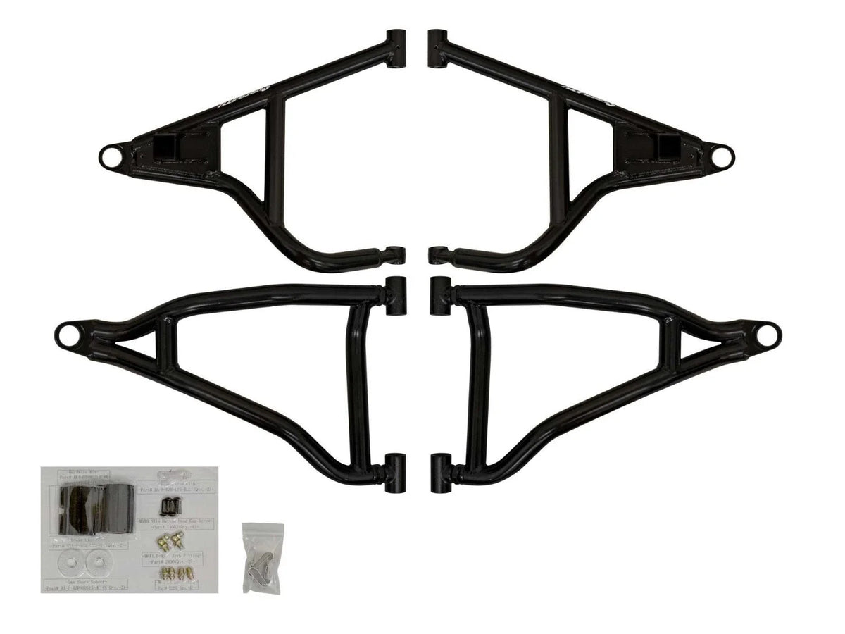 1.5" Offset High Clearance A-Arms in Orange for Polaris General 1000 2016