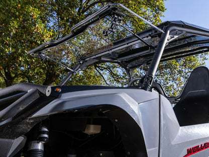 Flip Windshield, Scratch Resistant for Yamaha Wolverine X2 (2021-2023)