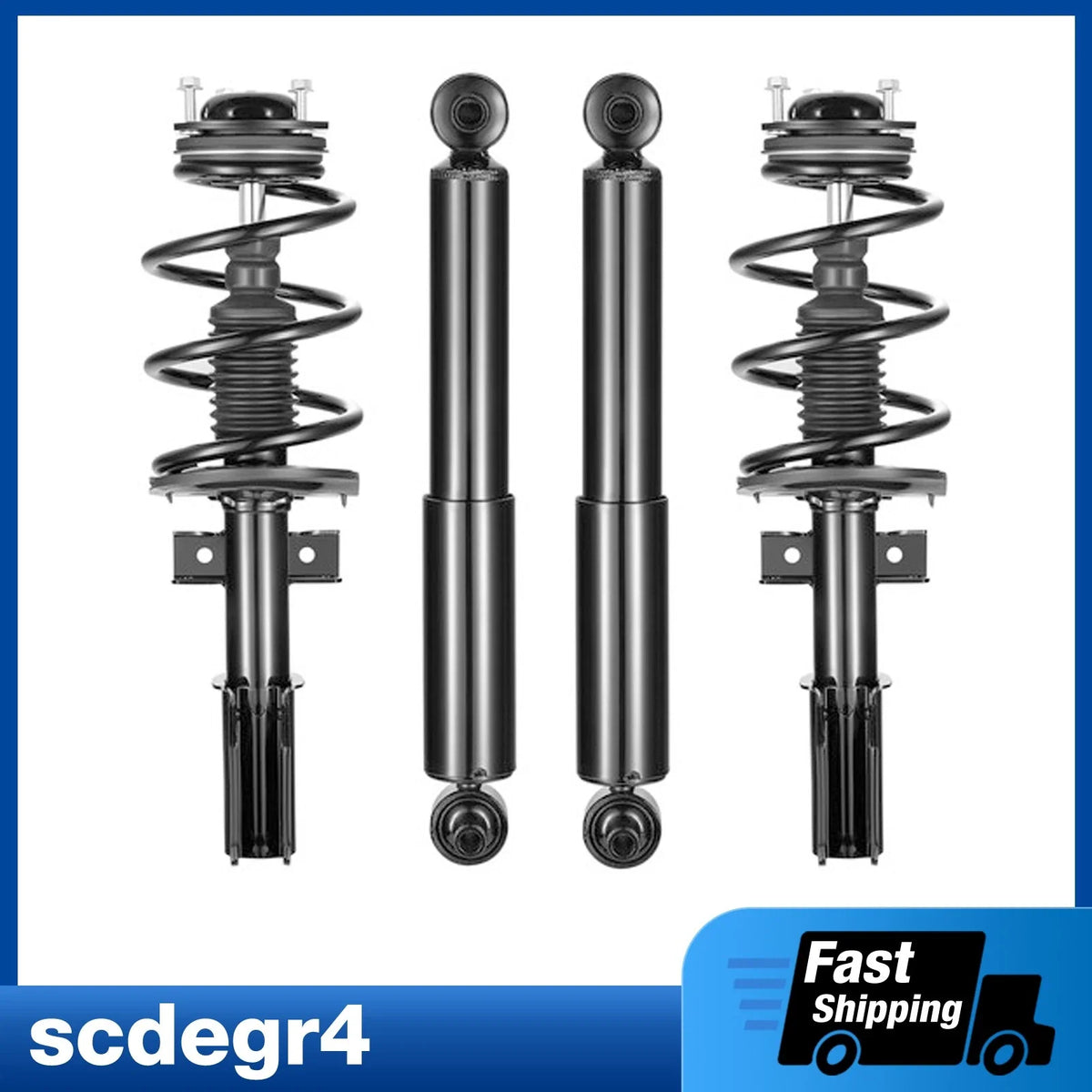 Set of 4 Struts Shocks Absorber Kit for Buick Enclave (2008–2012)