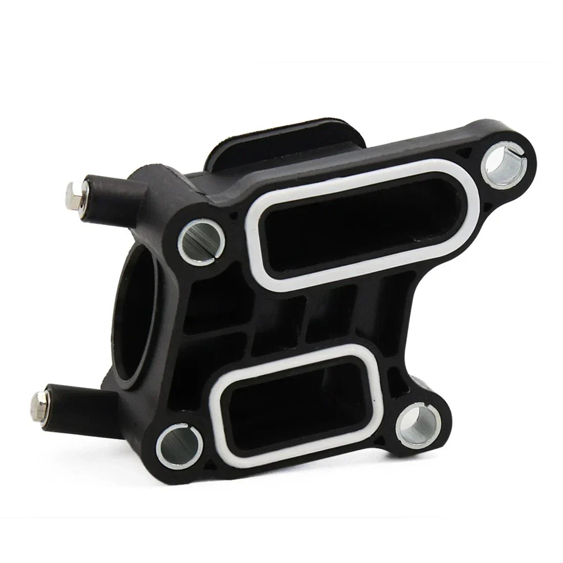 Thermostat Housing Coolant Outlet in Black for Chrysler