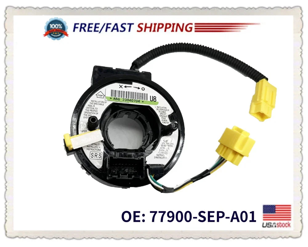 Spiral Cable Clock Spring 77900-SEP-A01 for Acura TL (2004–2006)