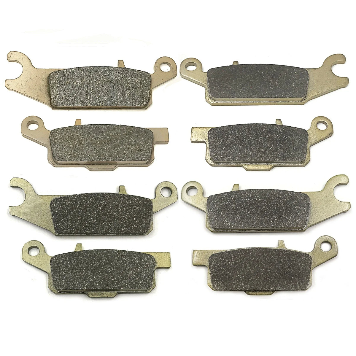 Set of 4 Brake Pads FA443F FA444F FA445R FA446 for Yamaha YFM700 Grizzly (2007)