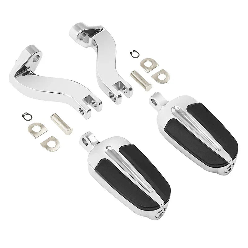 Footpegs Mount Bracket Chrome for Harley Electra Street Glide 1993-2023