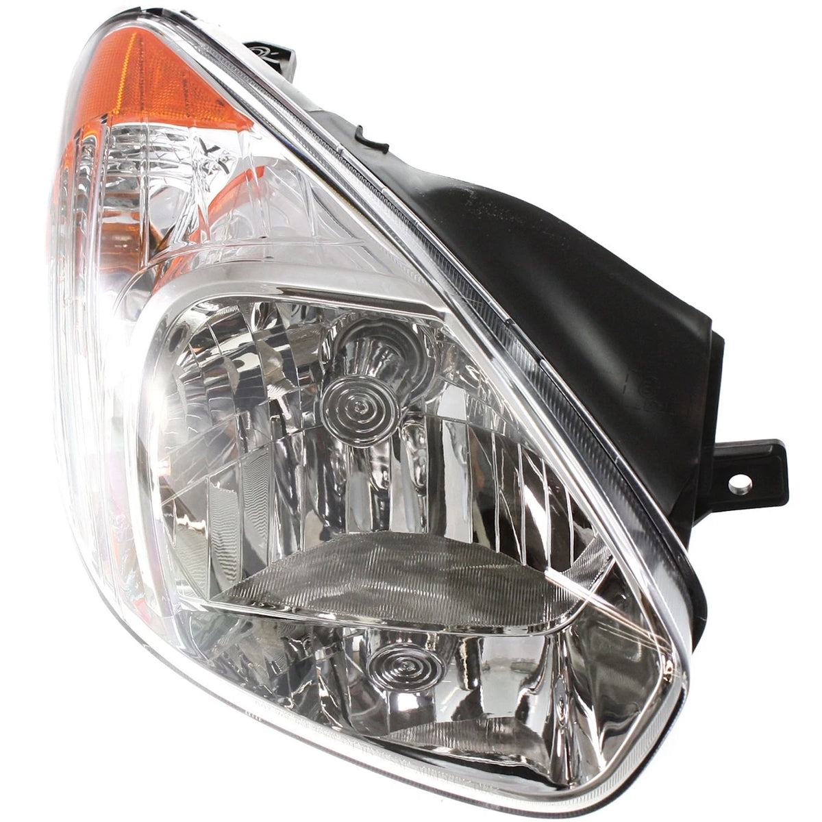 Passenger Side Headlight for Hyundai Accent (2006) Halogen with Bulb
