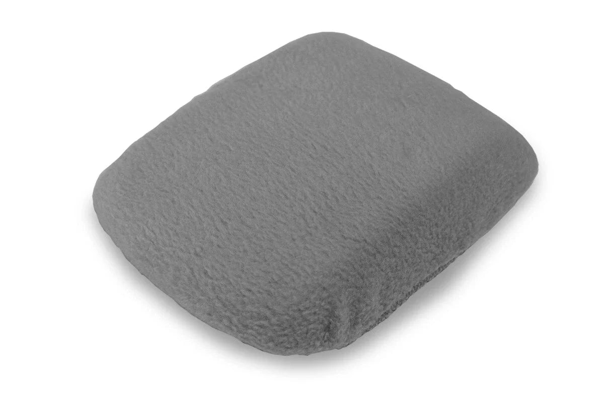 Fleece Console Lid Armrest Cover for Volvo S40 (2004–2007) Gray