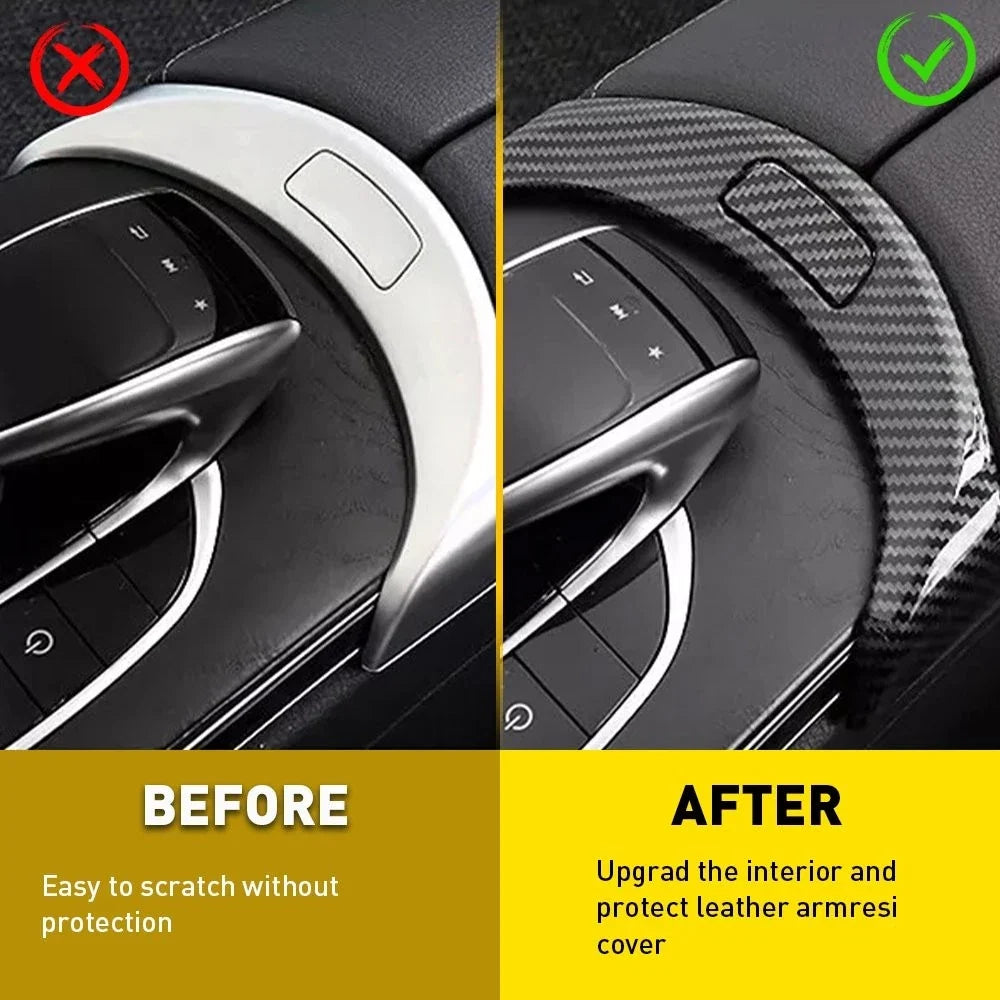 Armrest Box Trim Button in ABS for Mercedes Benz GLC X253, C Class W205