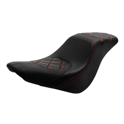 Black Driver & Passenger Seat Assembly for Harley Low Rider 2018-2023