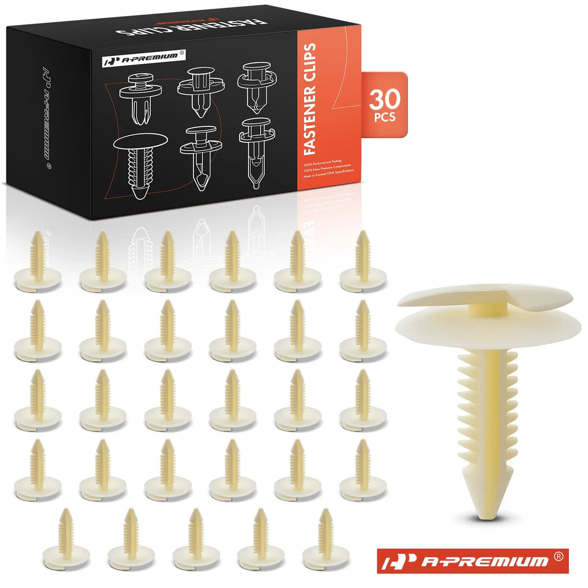 30 Pcs Nylon Door Trim Panel Retainer Clips for GM (Various Models)